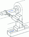 Figure 5 - Unloading by a strictly linear motion arm