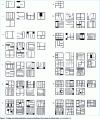 Figure 2 - Catalog of possible palletization layouts depending on the number of packages per layer: non-exhaustive list (continued)
