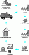 Figure 2 - Life cycle of corrugated board (from USFO doc.)