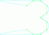 Figure 53 - Interpolation of 11 points by a 10th-order Bézier curve