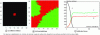 Figure 2 - Initial conditions for growth of 2 tissues (red and green cells) modeled by a network of automata