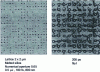 Figure 36 - Hole drilling in fused silica using 800 nm lasers of 100 fs (0.5 μJ) and 200 ps (9 μJ) respectively