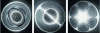 Figure 16 - Some vibration modes of an embedded plate. The nodal lines are clearly visible (doc. ISL)