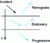 Figure 5 - Definition of progressive, retrograde and standing waves