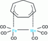 Figure 19 - Representation of the molecule [FeMn (CO)6 (C7H7)]