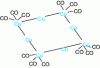 Figure 21 - Representation of the molecule [Co4Cu4 (CO)12]