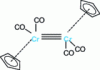 Figure 25 - Representation of the molecule [(CO)2 (C5H5) CrCr (C5H5) (CO)2 ]