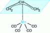 Figure 52 - Representation of the molecule [Mn (CO)4 (CH2CHCH2)] featuring a three-electron-donating allyl ligand.