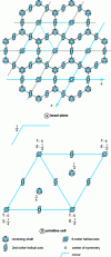 Figure 5 - Symmetry elements of the P63 / m space group