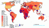 Figure 10 - Country breakdown of global GDP and share of metals in total exported goods (global GDP: US$60 billion; Africa: US$2 billion) (Source: BGR (Federal Institute for Geosciences and Natural Resources, Hanover) and Certified Trading Chains (CTC): Pilot Project Rwanda (Volker Steinbach, March 17, 2011))