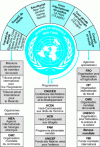 Figure 4 - Organization of UN components (source: Le Monde, March 19, 2005)