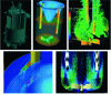 Figure 45 - Multiphysics fluidic and mechanical simulation in a stirred tank (© Cetim)