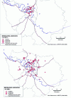 Figure 1 - Courier services in the Paris region (Credit Dina Rakotonarivo, IFSTTAR)