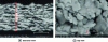 Figure 7 - SEM photographs (thermoscientific Quattro S) of Electrodag 418SS ink (Henkel)