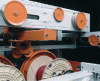 Figure 26 - Pantin accumulator for fine wires (photo Maillefer extrusion)