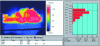 Figure 31 - Checking the thickness distribution of a blown body using AGEMA intrarred thermography type PM 695