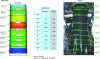 Figure 32 - Example of parison extrusion simulation and experimental comparison