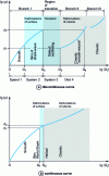 Figure 12 - Typical flow curves for capillary extrusion experiments at constant flow rate or constant pressure