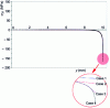 Figure 12 - Evolution of stress σ31 near the free edge with different meshes