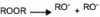 Figure 21 - Homolytic peroxide cleavage