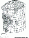 Figure 7 - Inner chamber. Earthquake. Mode n° 1: tilting