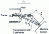 Figure 27 - Installation diagram with towed machine