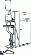 Figure 17 - Projection welding: welding press with grooved platens