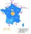 Figure 2 - Gas transmission network in France (GRTgaz and Teréga) (source GRTgaz)