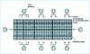 Figure 11 - Axial compartmentalization of a Repol-RS upstream grille (Polysius)