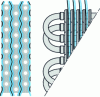 Figure 16 - Air flow distribution in a cooling coil