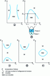 Figure 4 - Different cases of refrigerant-oil miscibility