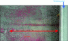 Figure 12 - Example of hydrogen cracking in the wall of an LH2 cryogenic tank