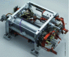 Figure 16 - Engineering model for the ATHENA+ mission. Hybrid concept combining a 300 mK adsorption stage and a miniature demagnetizer (doc. INAC/SBT CEA Grenoble)