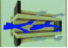 Figure 12 - Principle of soot particle filtration in a particle filter (from [BM 2 509])