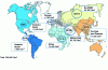 Figure 2 - Proven natural gas reserves worldwide
in 2008 (source: Cedigaz)