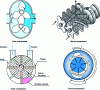 Figure 4 - Various types of positive-displacement compressors