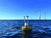 Figure 56 - SEAWATCH® floating buoy from Fugro, equipped with a 250 m range wind lidar (credit: Fugro)