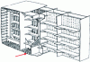 Figure 6 - Cross-section of a tanker, arrow indicates bottom rail