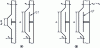 Figure 27 - Influence of joint cover geometry on transit force in clinch joints