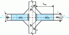 Figure 11 - Forces and cross-section to be considered in the ZAT of aluminum alloy fillet welds