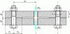 Figure 22 - Definition of the assembly studied experimentally: assembly of two T-pieces