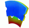 Figure 22 - Friction model with lining