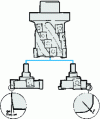 Figure 21 - Two-size milling cutter with interchangeable bits