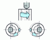 Figure 14 - Effect of off-centering the drill in relation to the rotating workpiece