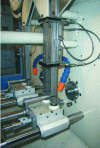 Figure 11 - Machine with two tapping stations for threading nuts (Source: Streicher)