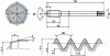 Figure 11 - Drawing of an M12 deformation tap (source: Prototyp)