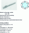 Figure 17 - Grinding a carbide reamer (source DS KOPP)