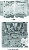 Figure 23 - Routing – Plastic injection molds for electrical engineering applications [44]