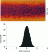 Figure 1 - Use of Fuji Prescale paper – representation of color distribution across the contact width 