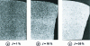 Figure 4 - Influence of play on the appearance of the cut edge